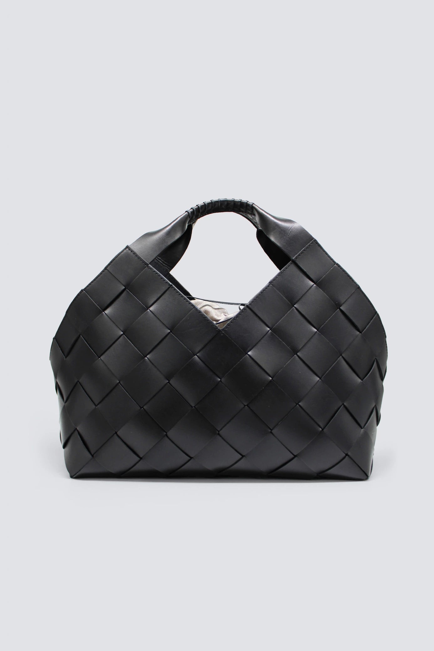Dragon Diffusion - Castello Black, Woven Leather Bag