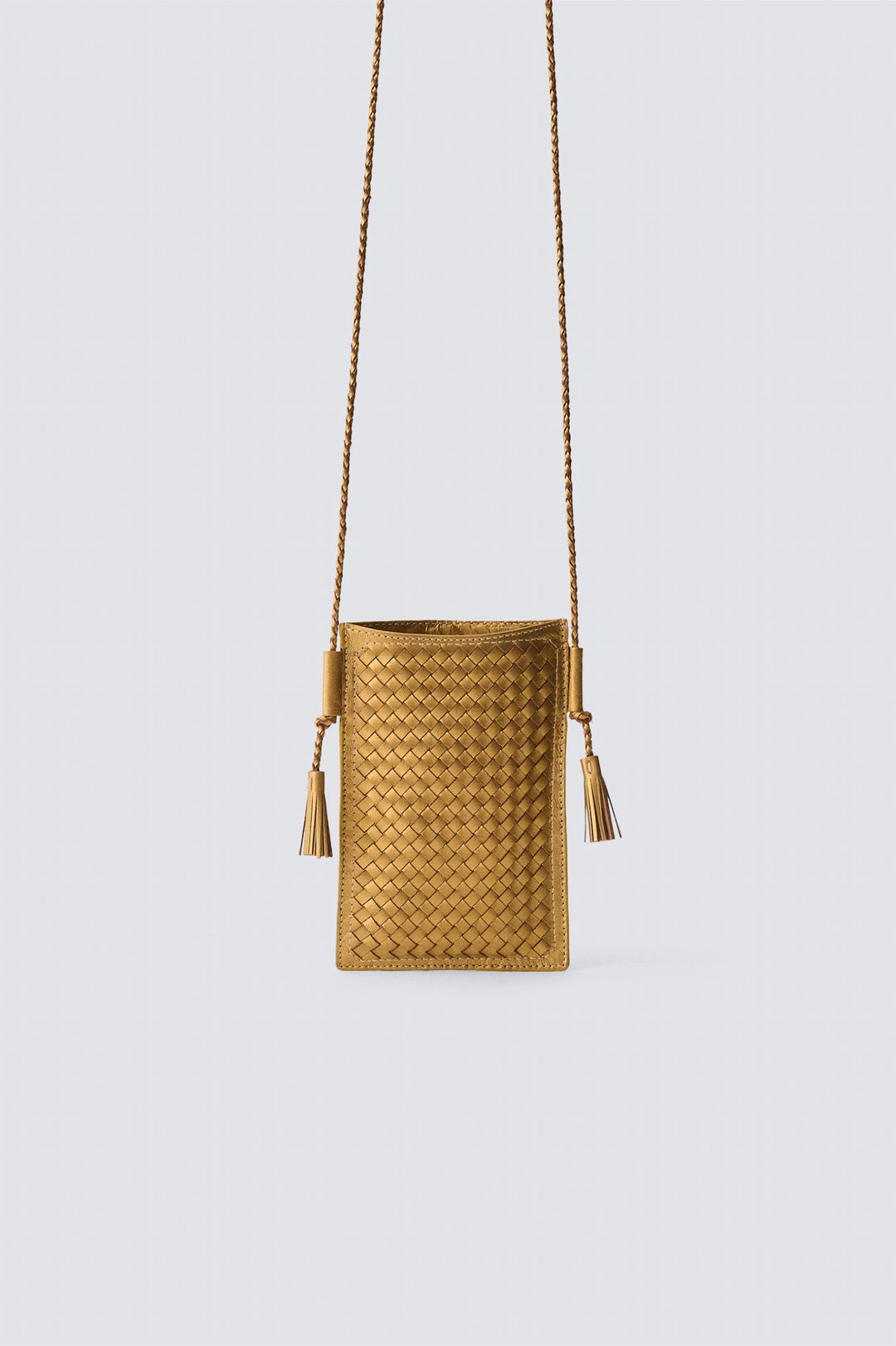 Dragon Diffusion - Pic Pocket Gold - Woven Leather Pochette