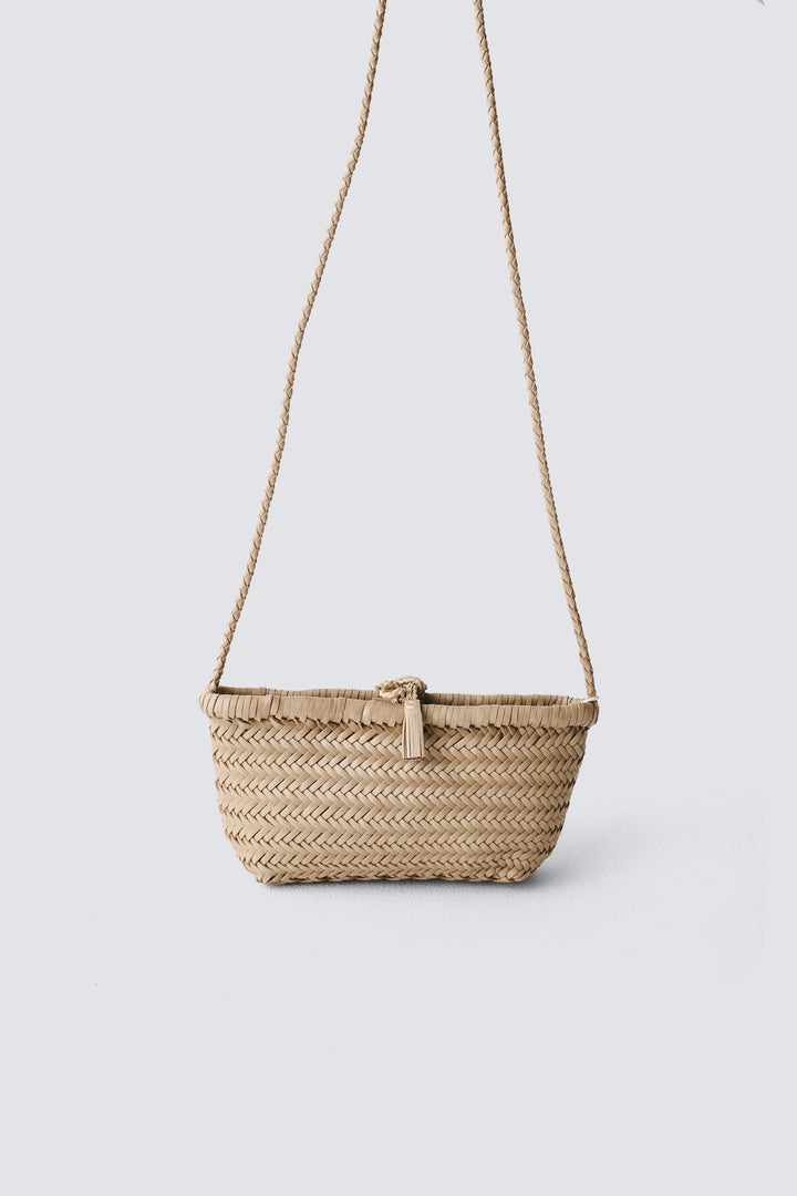 Dragon Diffusion woven leather bag handmade - Minsu Bag Pearl
