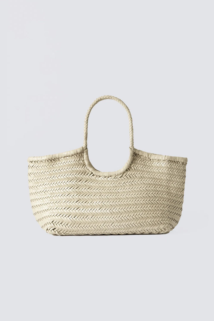 Dragon Diffusion - Nantucket Big Pearl - Woven Leather Bag Handmade