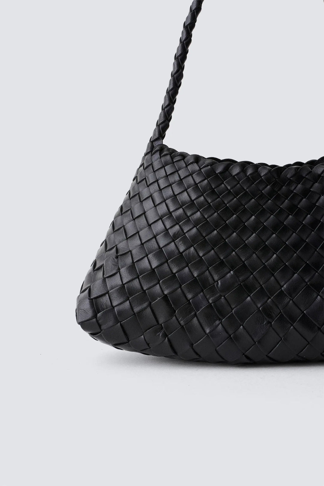 Dragon Diffusion - Woven Leather Bag Handmade - Rosanna Black