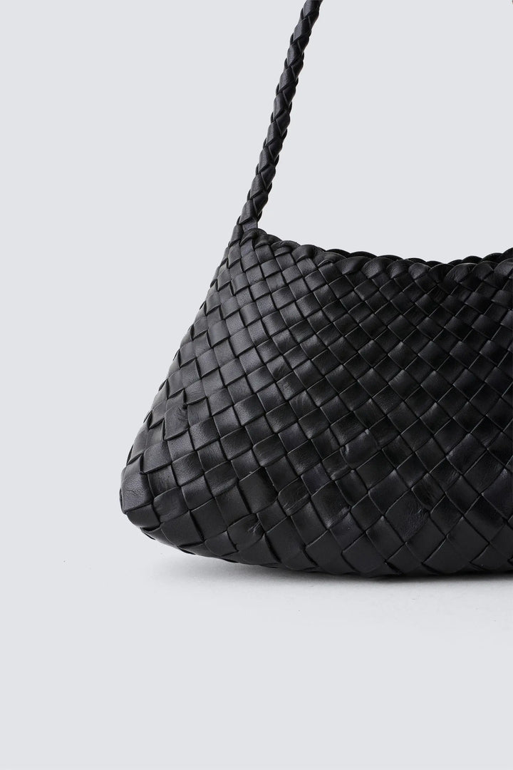Dragon Diffusion - Woven Leather Bag Handmade - Rosanna Black