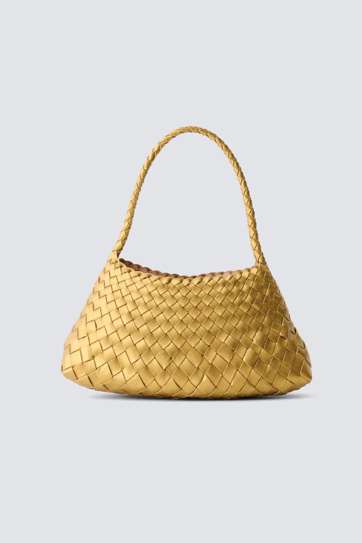 Dragon Diffusion - Woven Leather Bag Handmade - Rosanna Gold