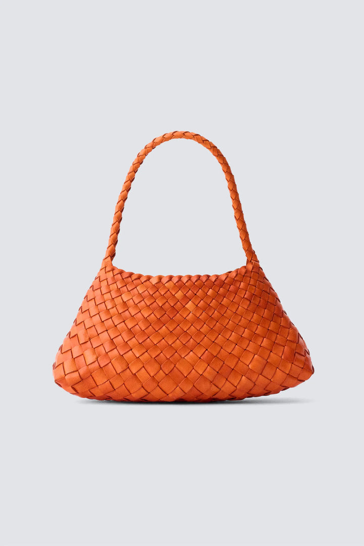 Dragon Diffusion - Woven Leather Bag Handmade - Rosanna Orange