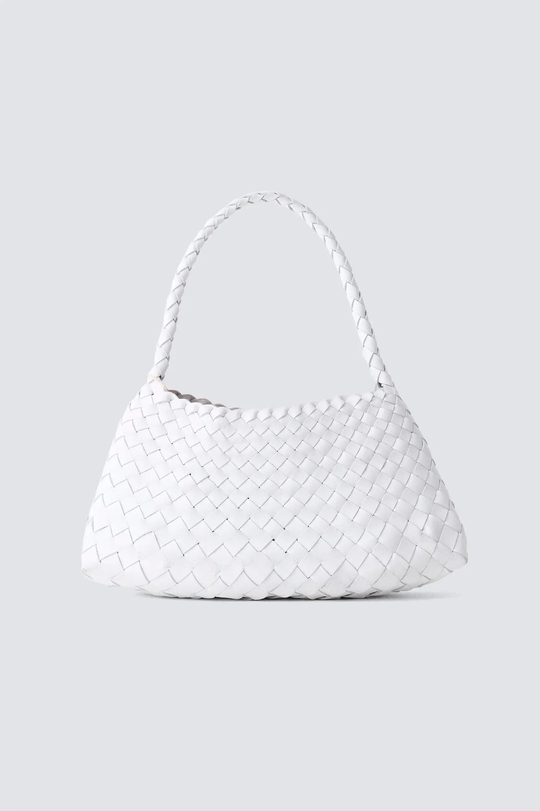 Dragon Diffusion - Woven Leather Bag Handmade - Rosanna White