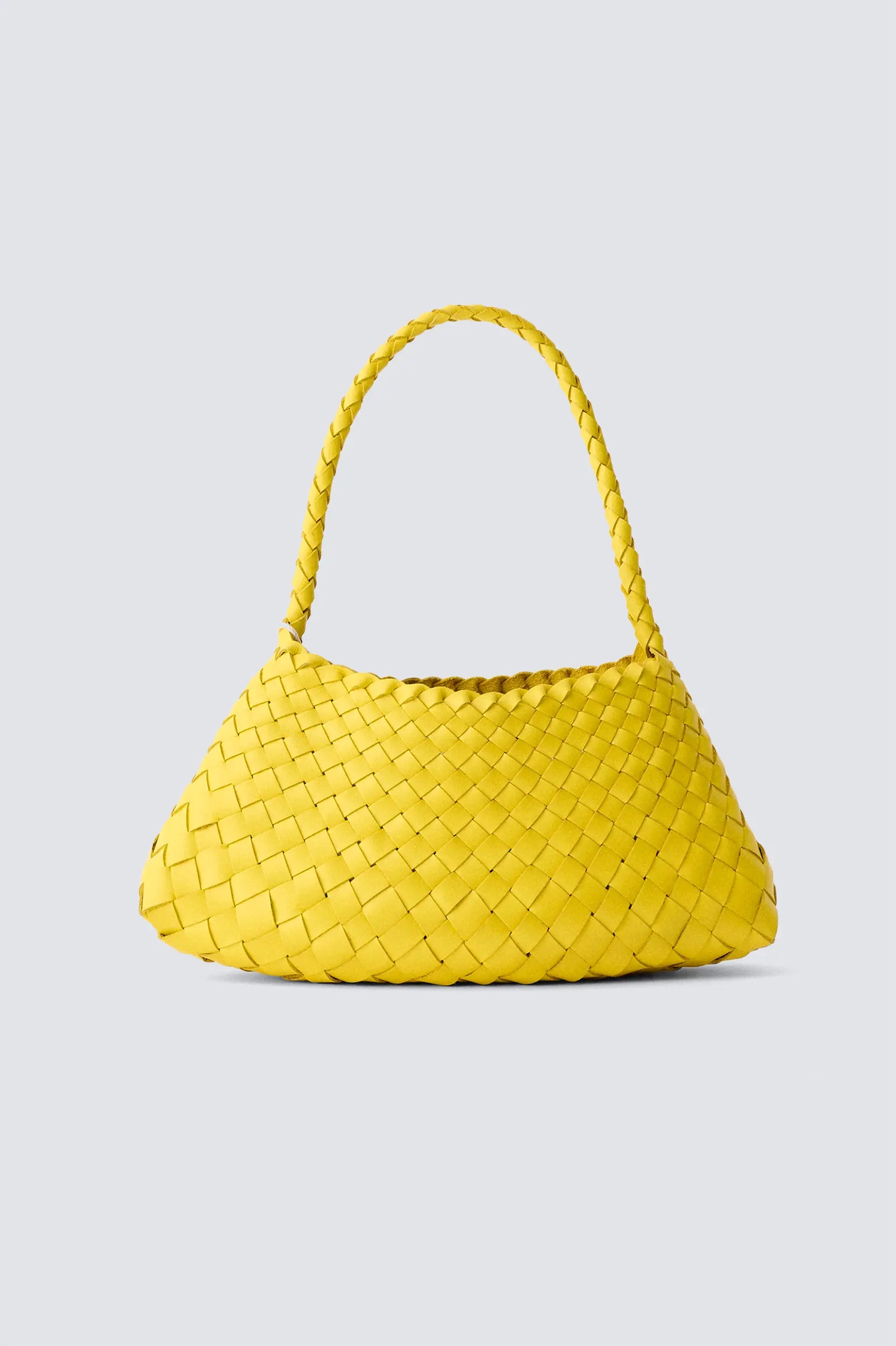Dragon Diffusion - Rosanna Yellow Woven Leather Bag Dragon Diffusion - Rosanna Yellow Woven Leather Bag