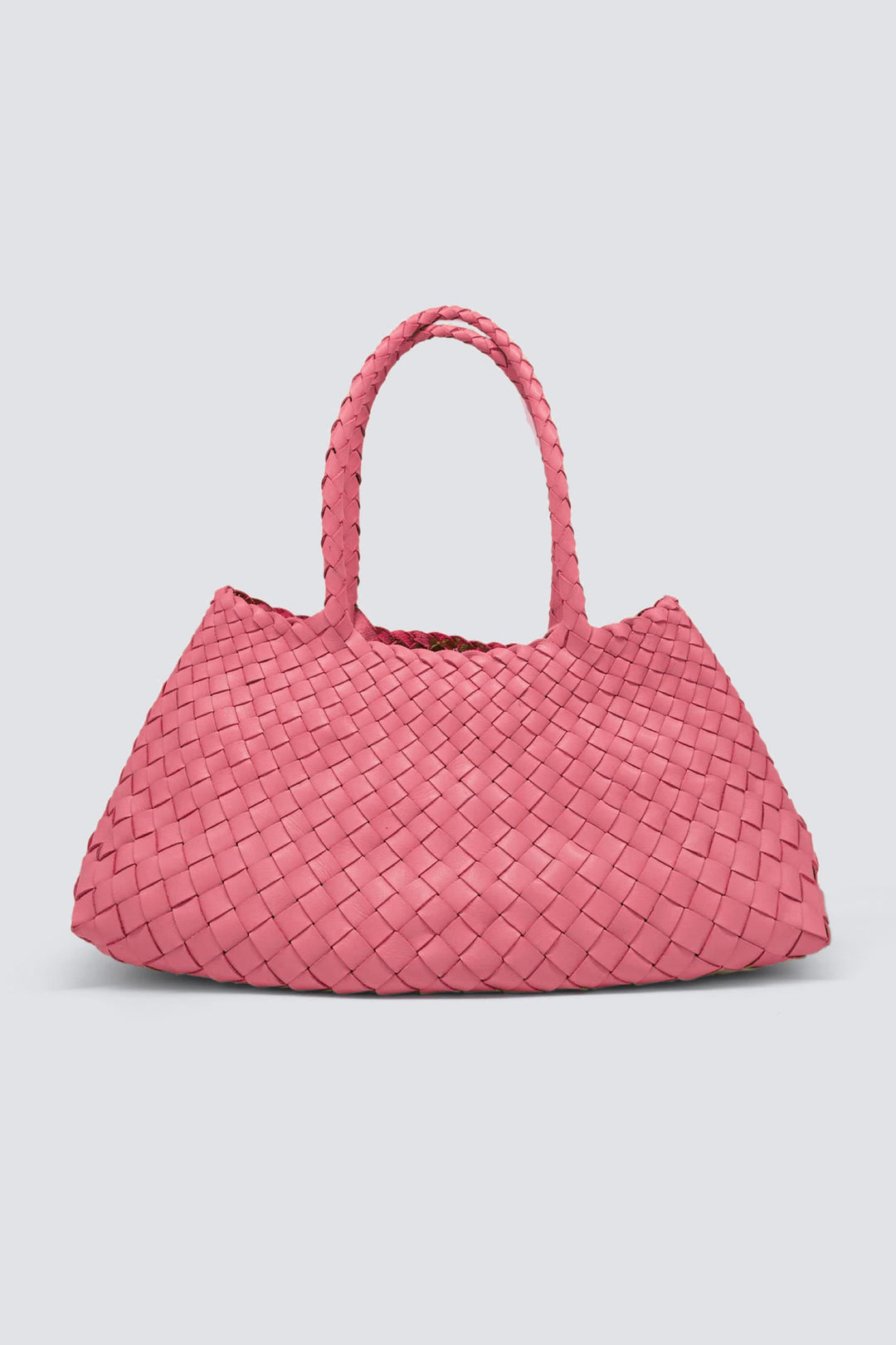 Dragon Diffusion woven leather bag handmade - Santa Croce Big Strawberry