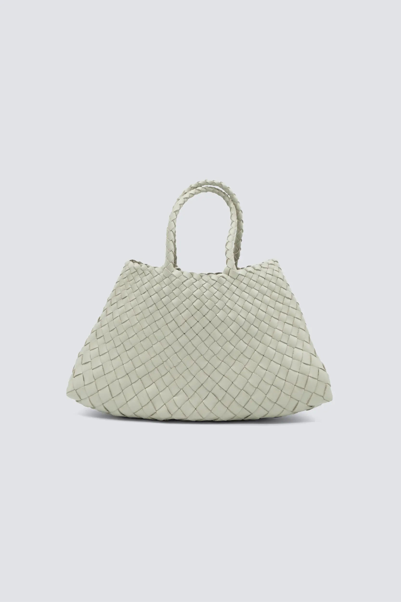 Dragon Diffusion - Santa Croce Small Pearl Woven Leather Bag