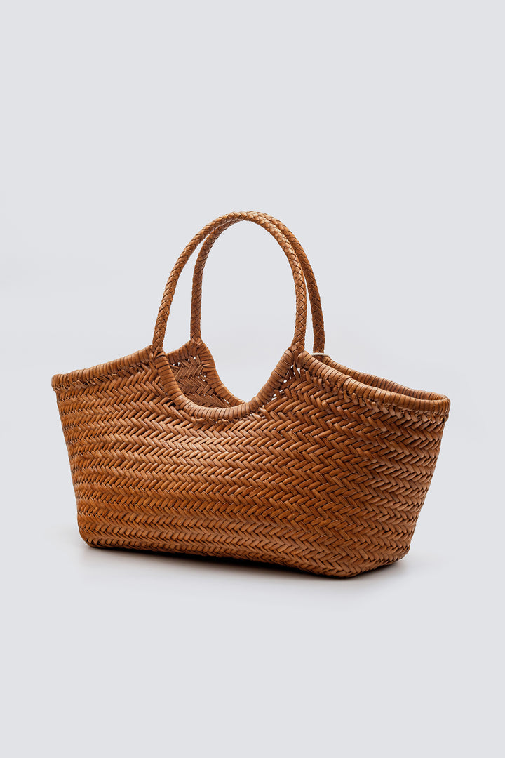 Dragon Diffusion woven leather bag handmade - Nantucket Big Tan