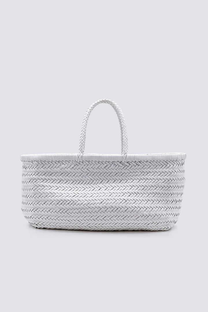 Dragon Diffusion woven leather bag handmade - Triple Jump Big White