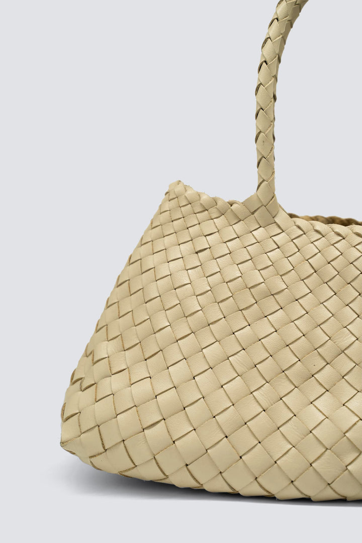 Dragon Diffusion woven leather bag handmade - Santa Croce Big Pearl