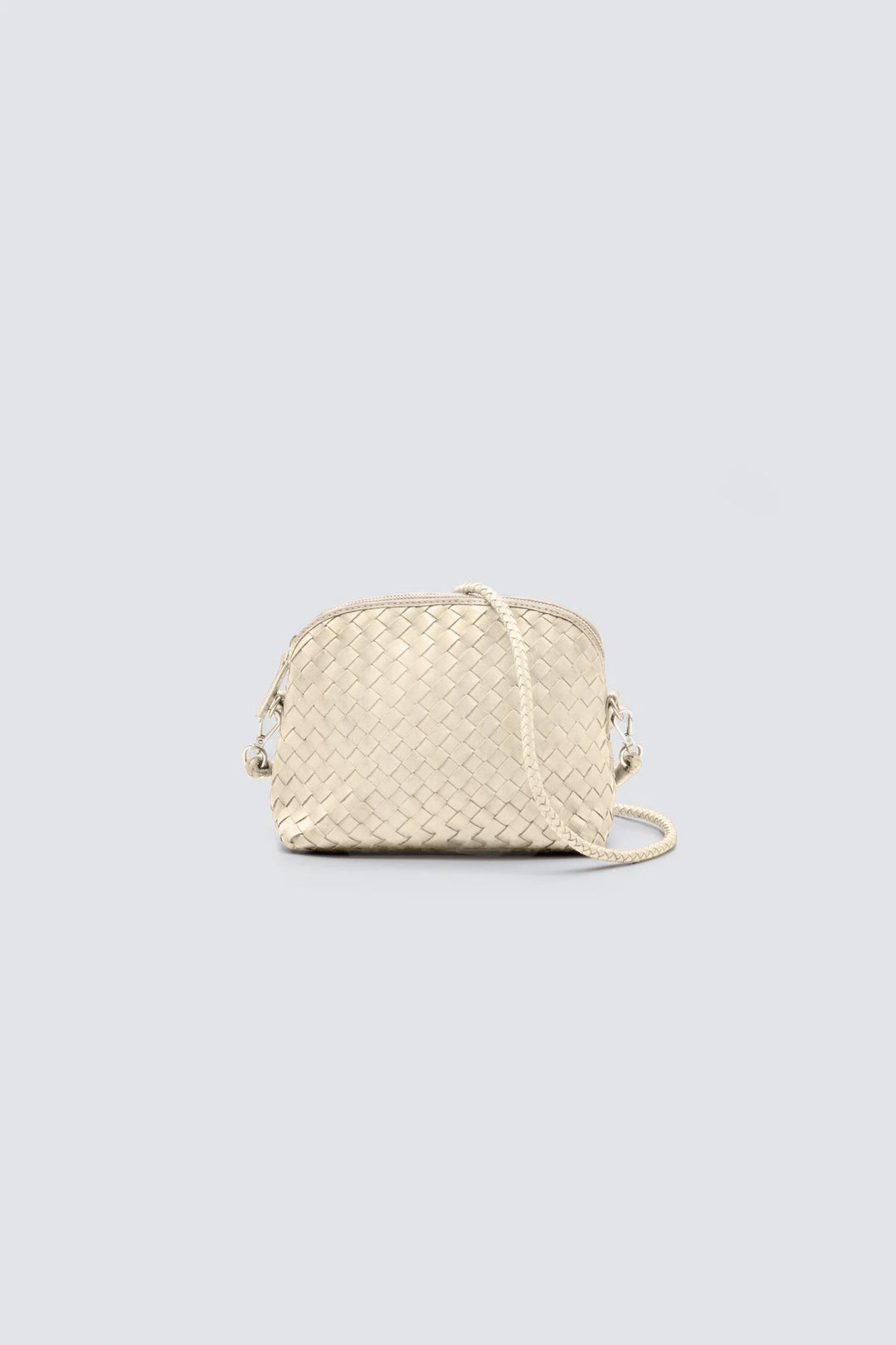 Dragon Diffusion - Chunky Fellini Pochette Pearl - Woven Leather Bag
