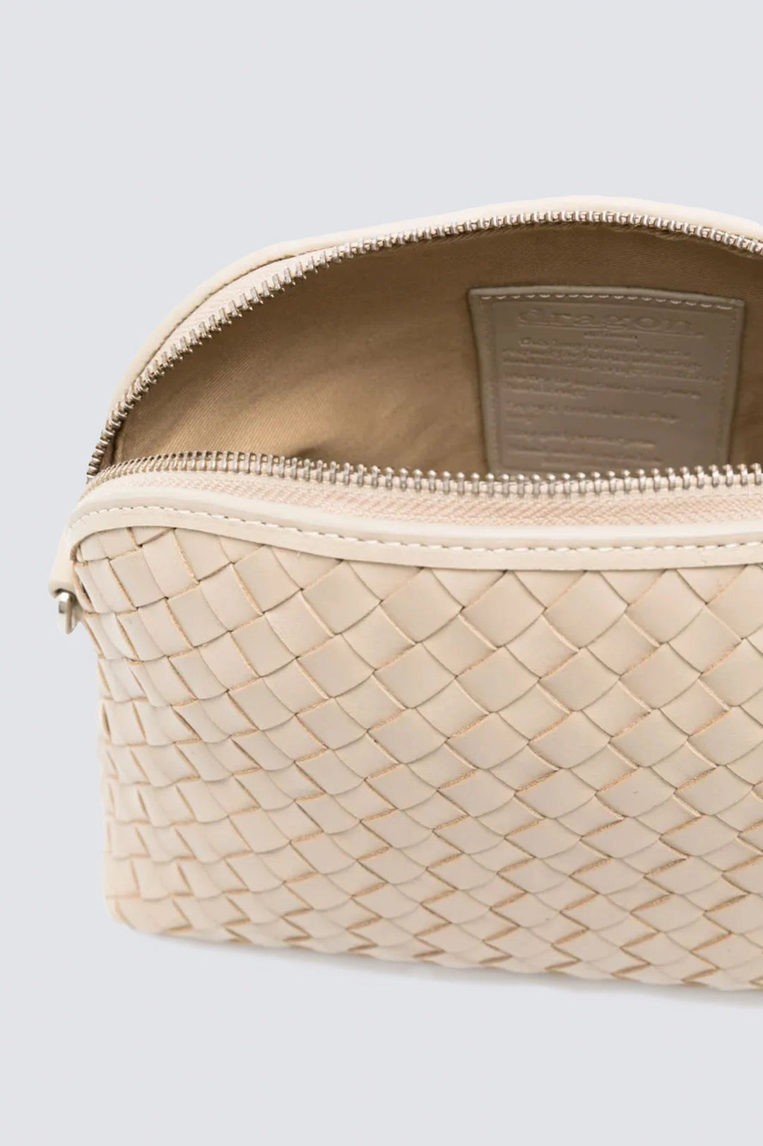Dragon Diffusion - Chunky Fellini Pochette Pearl - Woven Leather Bag