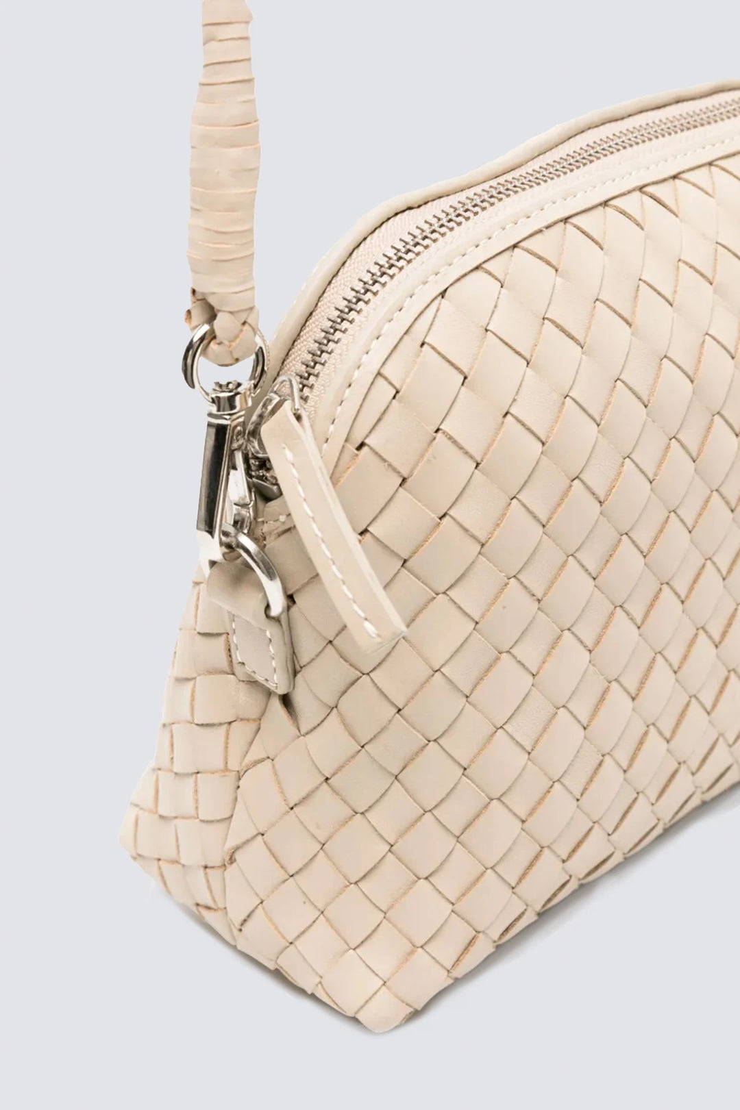 Dragon Diffusion - Chunky Fellini Pochette Pearl - Woven Leather Bag