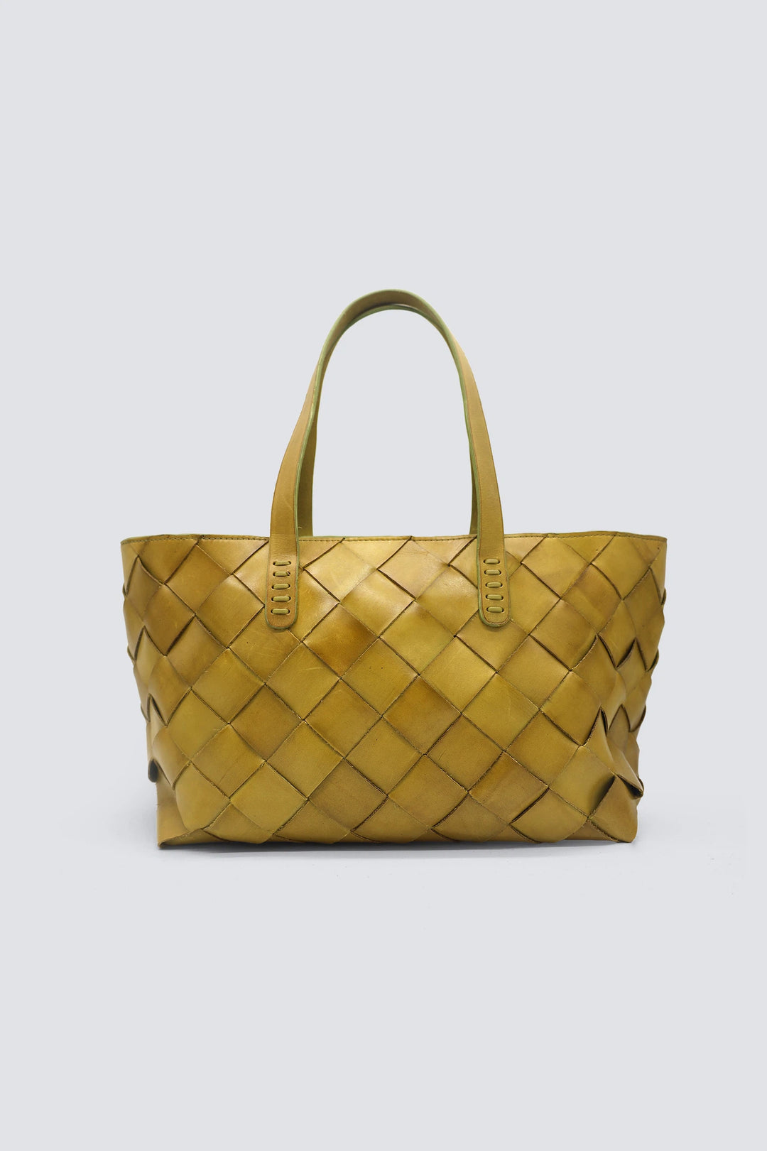 Dragon Diffusion - Woven Leather Bag - Crossover Bamboo Green