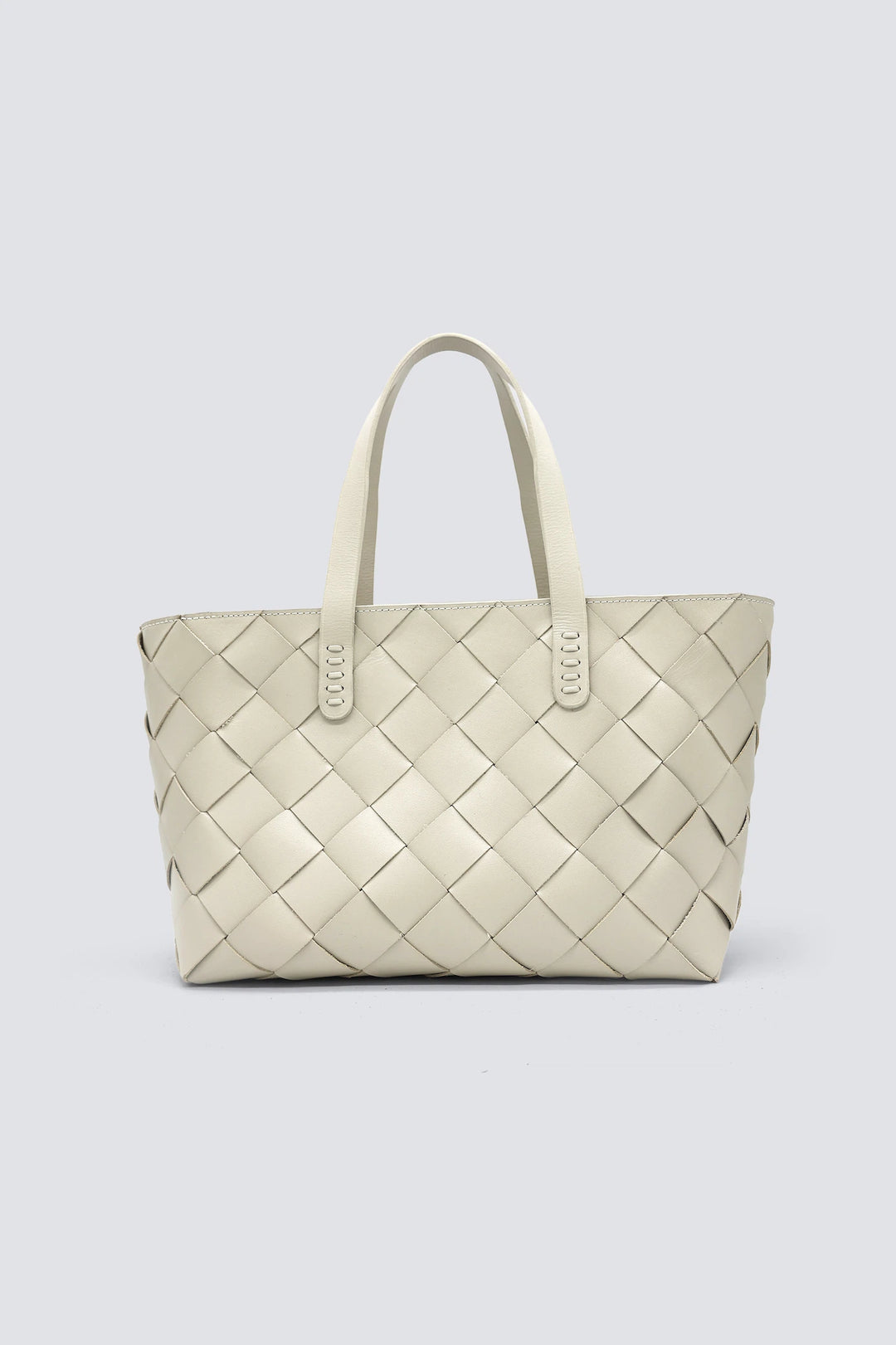 Dragon Diffusion - Woven Leather Bag - Crossover Pearl