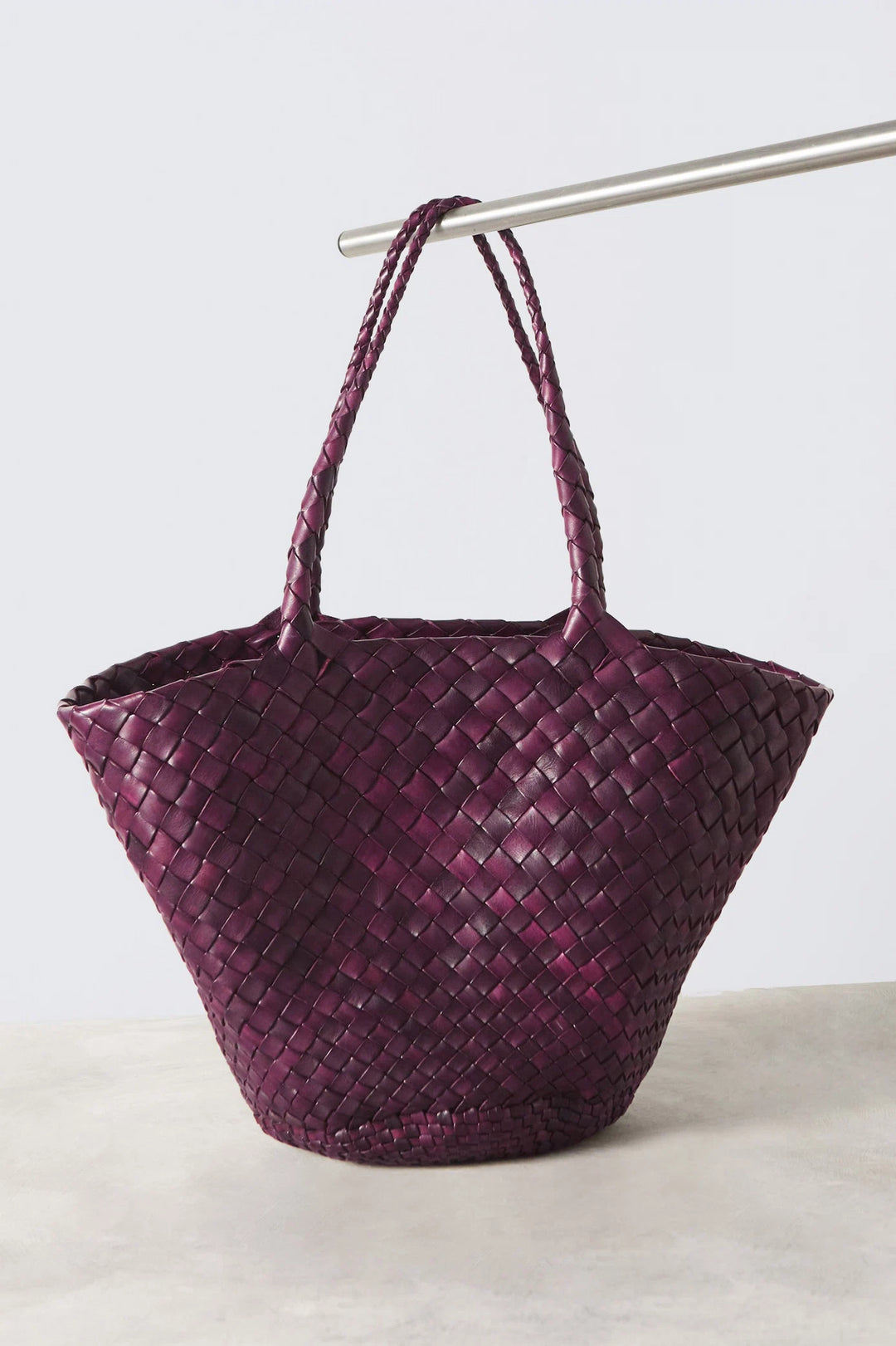 Dragon Diffusion - Egola Plum - Woven Leather Bag