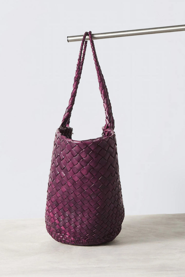 Dragon Diffusion - Egola Plum - Woven Leather Bag