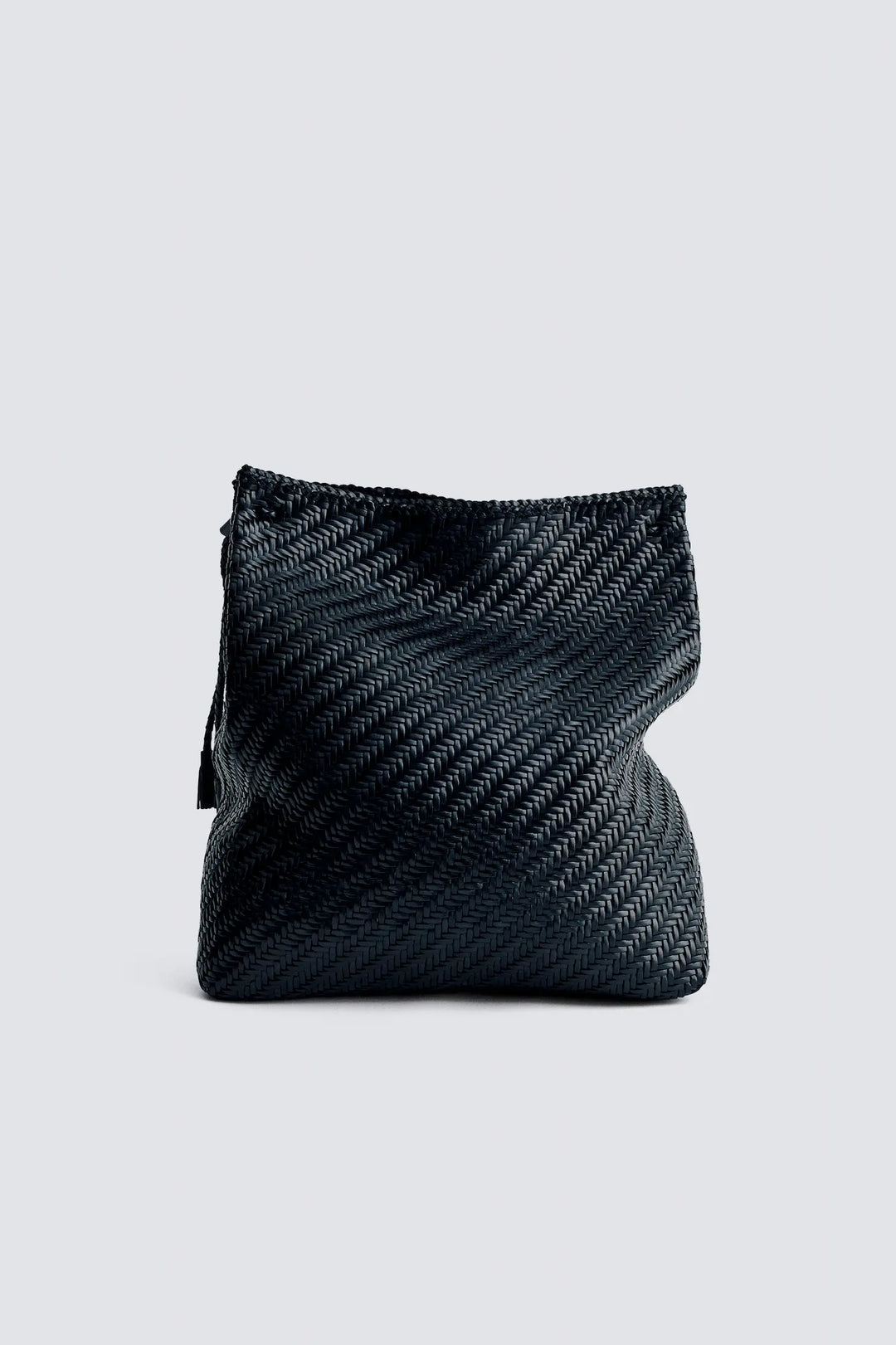 Dragon Diffusion - Backpack Black - Woven Leather Bag Handmade