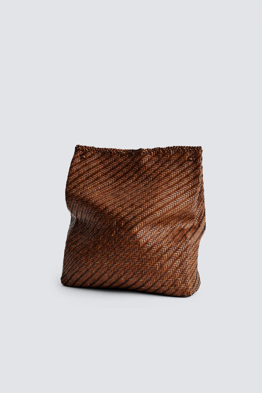 Dragon Diffusion - Backpack Tan - Woven Leather Bag Handmade