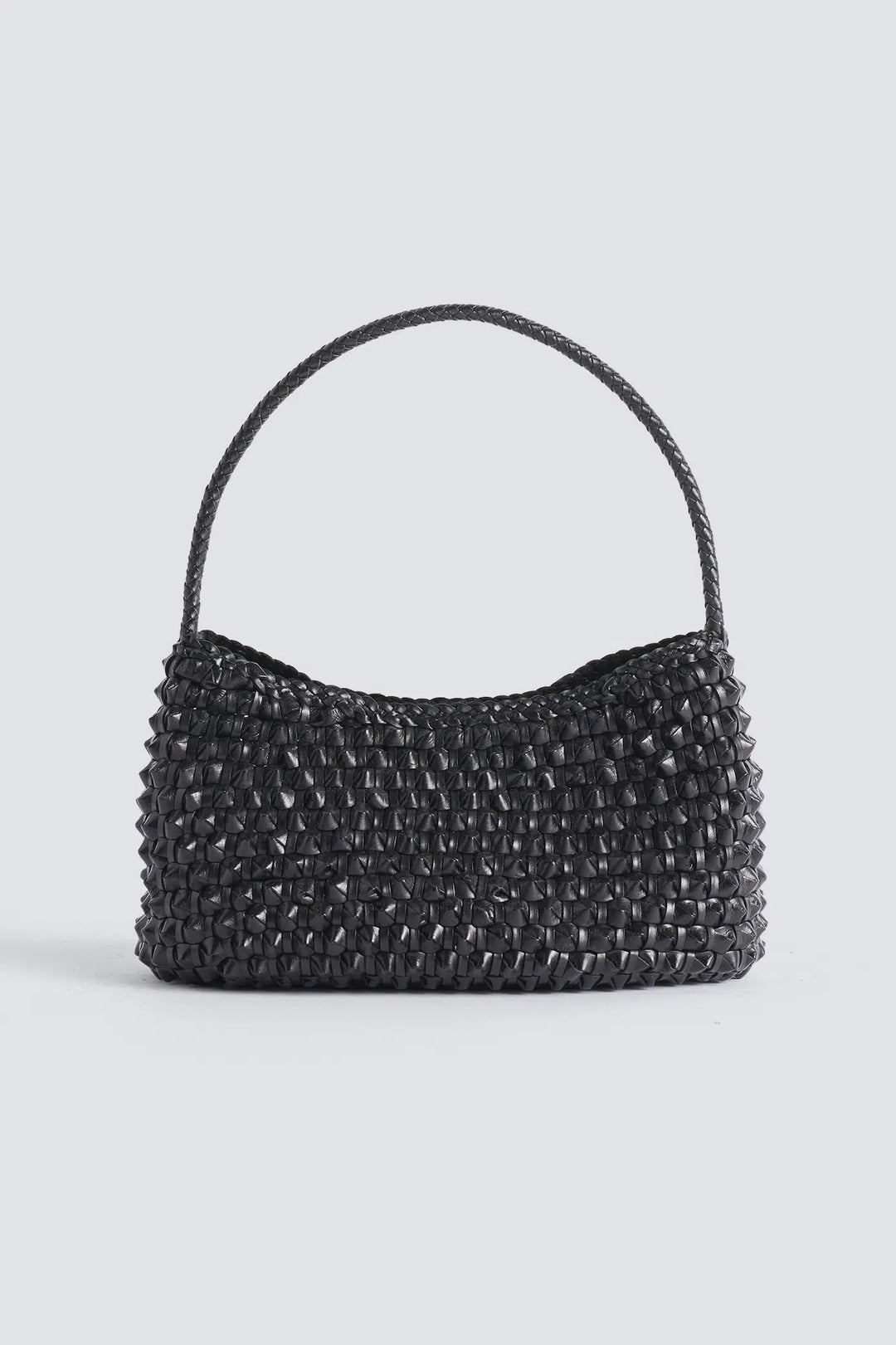 Dragon Diffusion - Basil Cactus Black - Woven Leather Bag Handmade