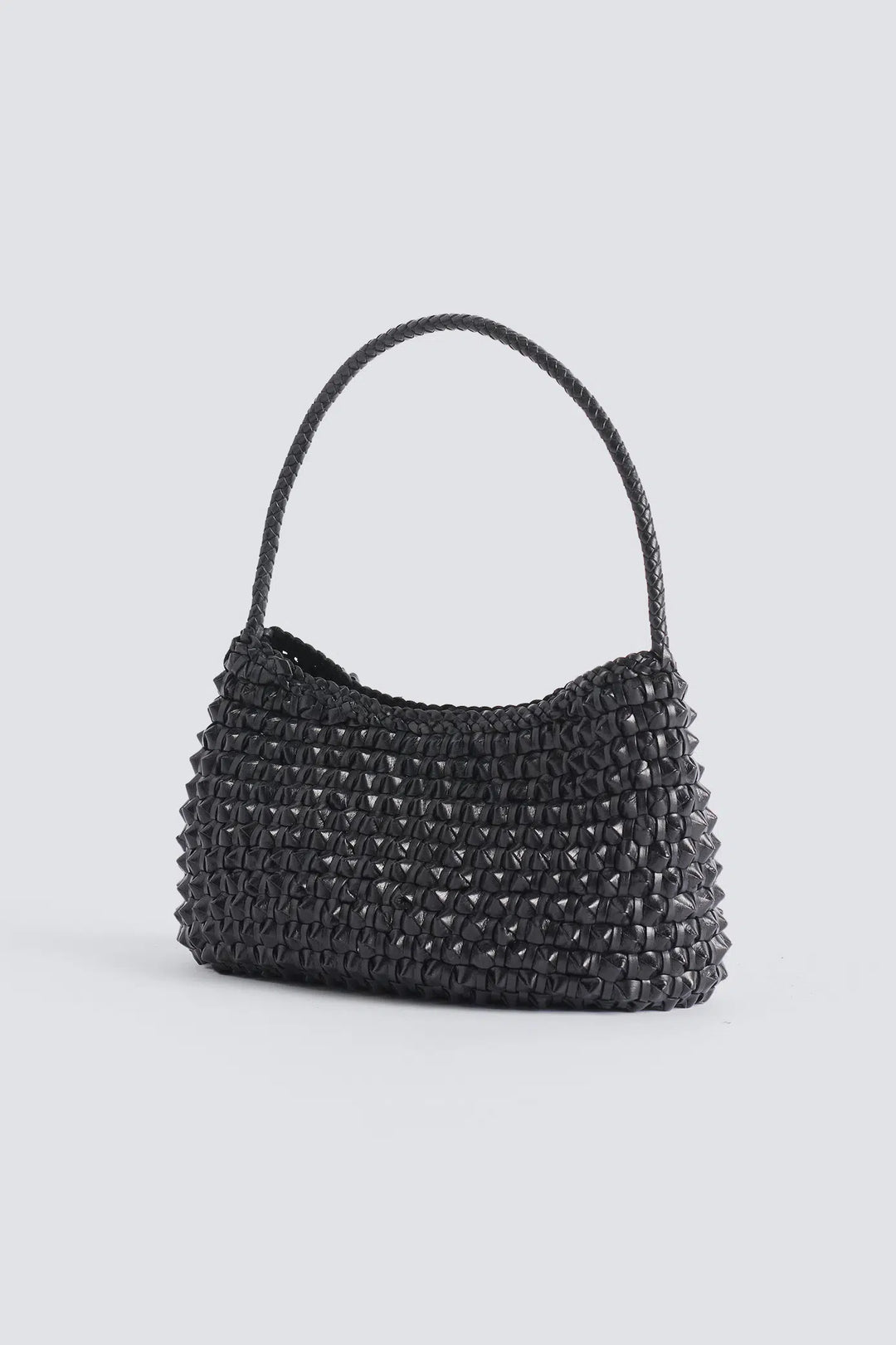 Dragon Diffusion - Basil Cactus Black - Woven Leather Bag Handmade