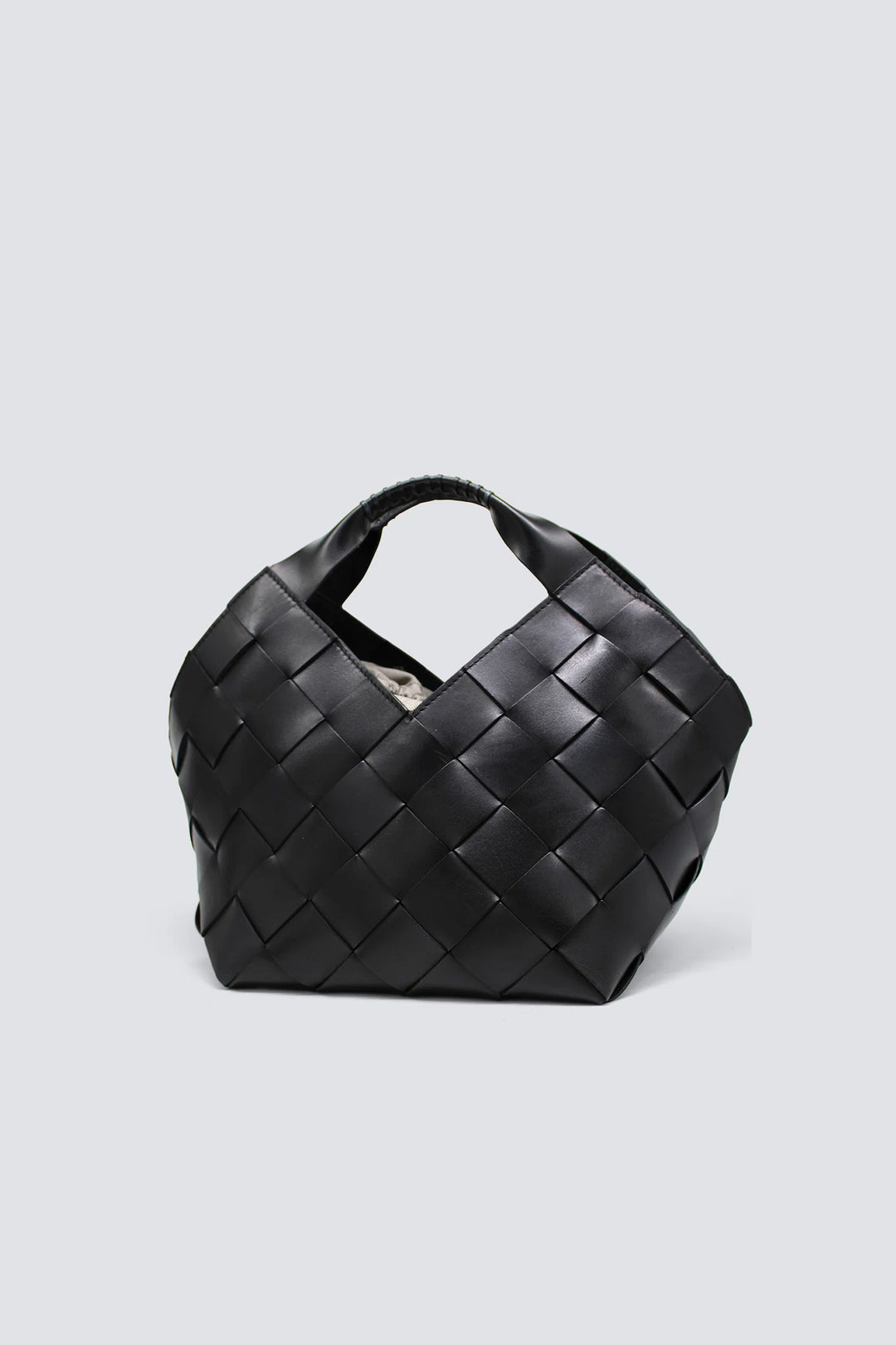 Dragon Diffusion - Botteghe Black - Woven Leather Bag Handmade