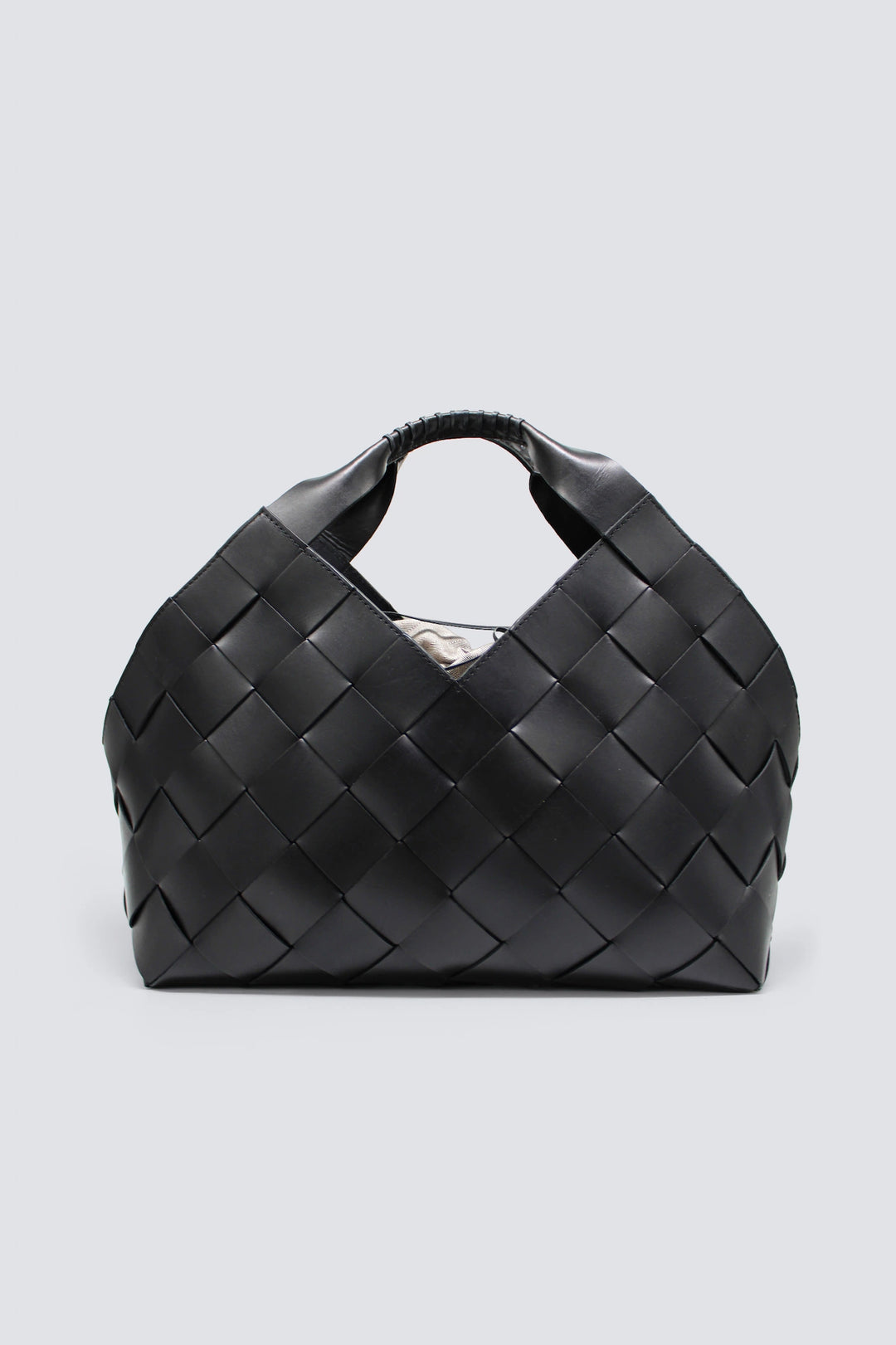 Dragon Diffusion - Castello Black - Woven Leather Bag Handmade