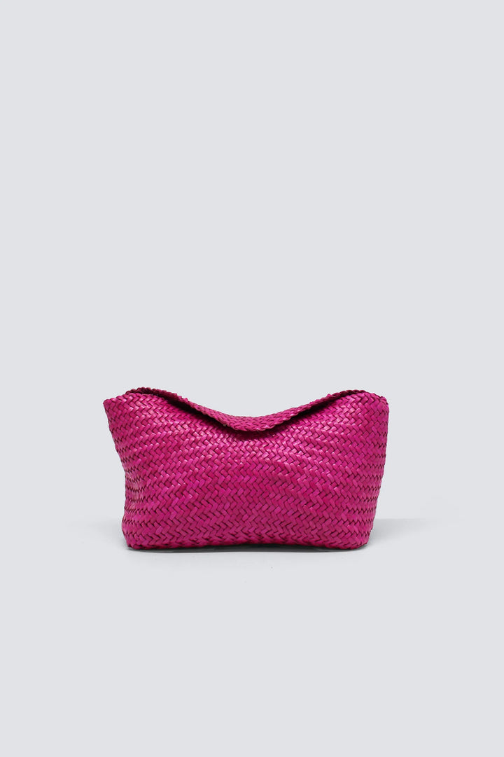 Dragon Diffusion - Corsina Fushia - Woven Leather Bag Handmade