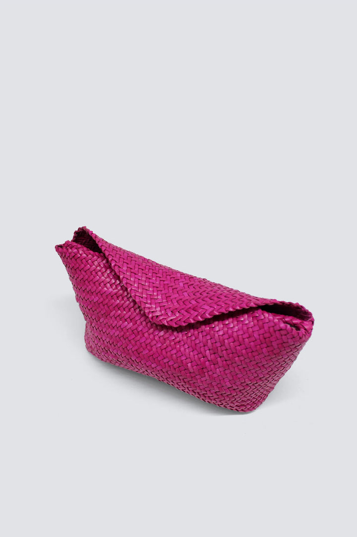 Dragon Diffusion - Corsina Fushia - Woven Leather Bag Handmade