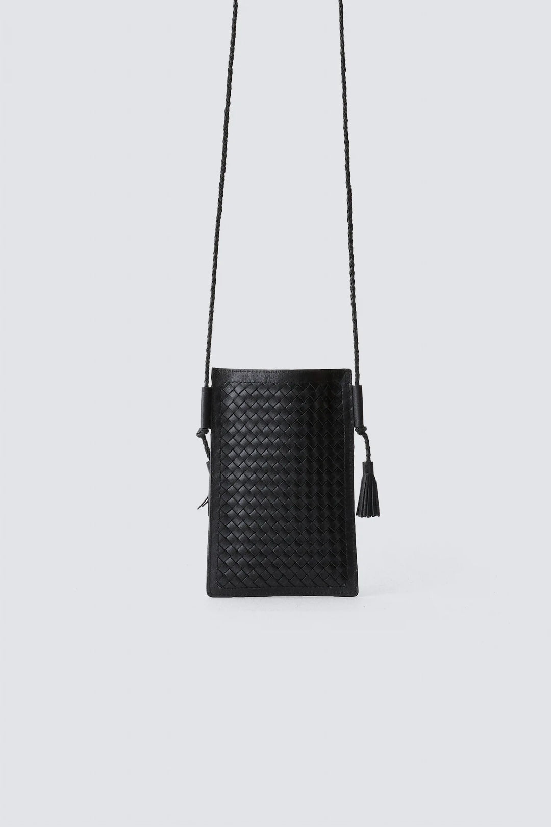 Dragon Diffusion - Pic Pocket Black - Woven Leather Pochette