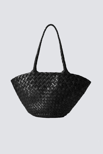 Dragon Diffusion - Egola Black Woven Leather Bag