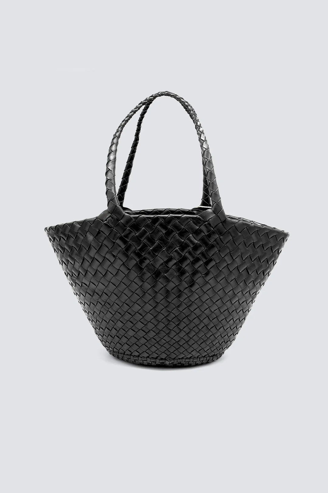 Dragon Diffusion woven leather bag handmade - Egola Black