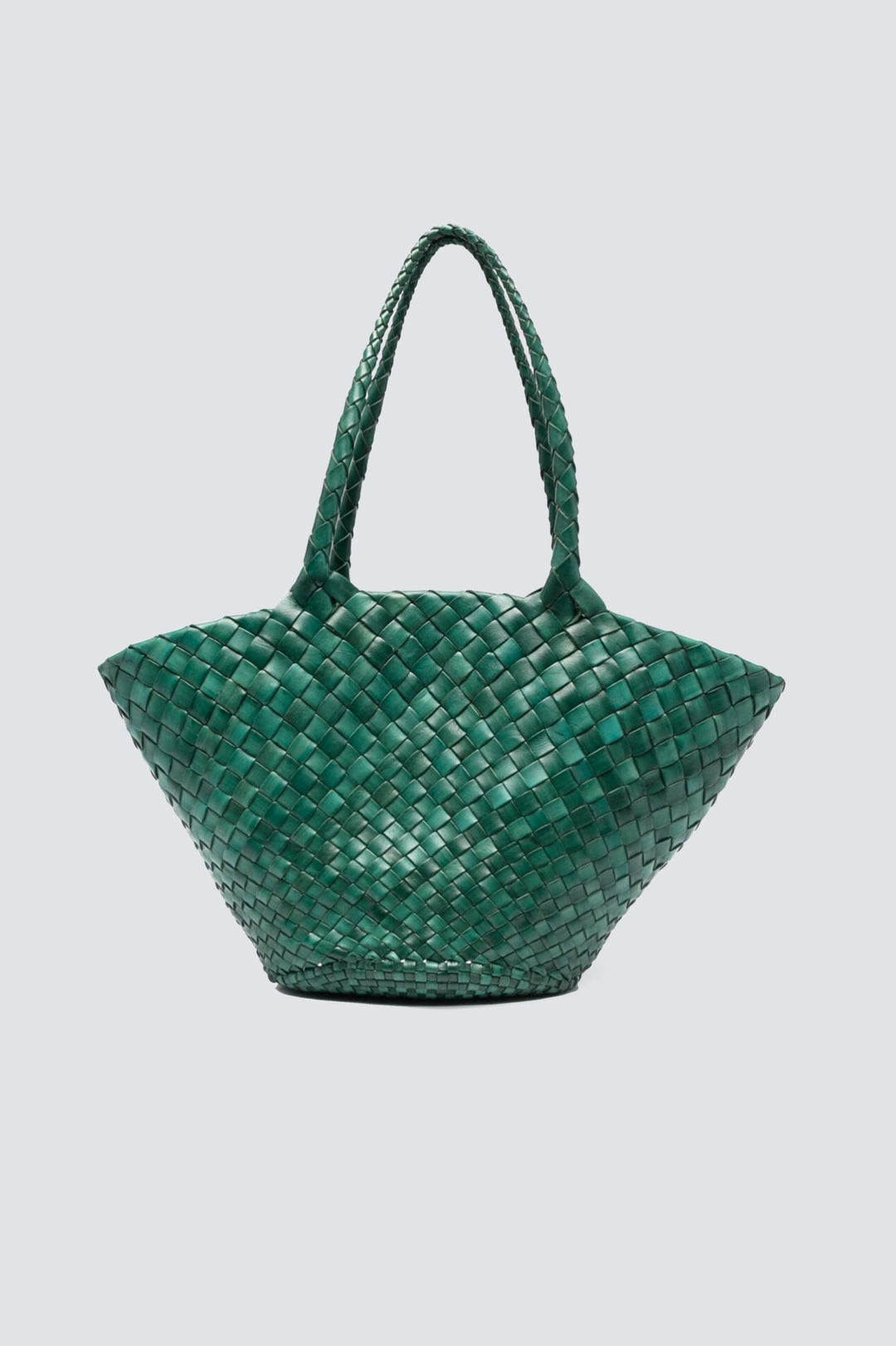Dragon Diffusion Leather Bag Handmade - Egola Tote Forest Green