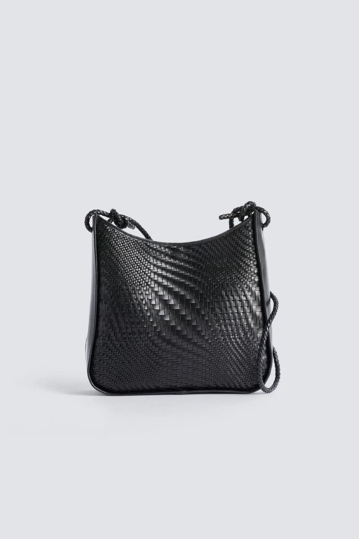 Dragon Diffusion - Glendhu Optical Black - Woven Leather Bag Handmade