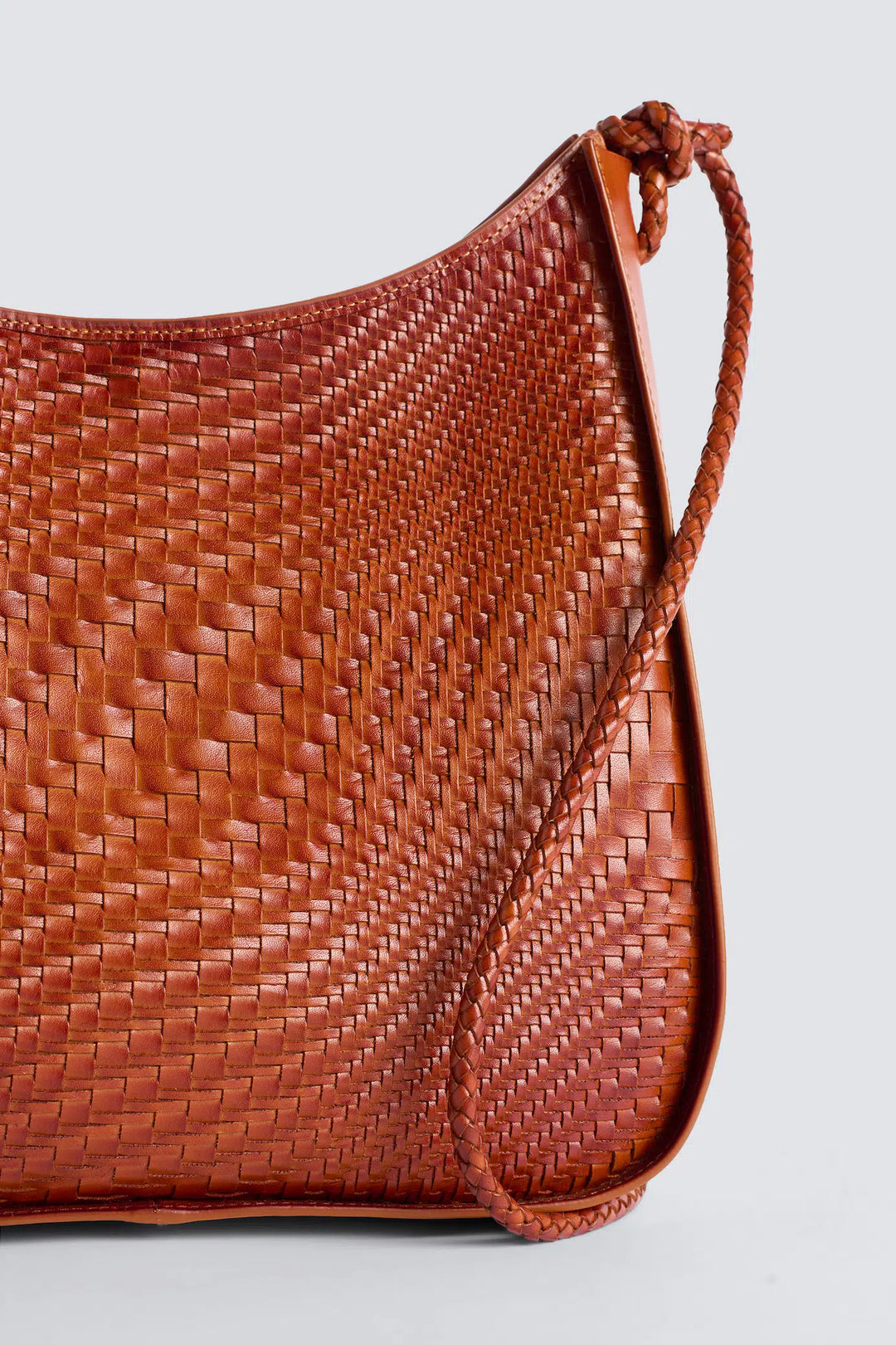 Dragon Diffusion - Glendhu Optical Tan - Woven Leather Bag Handmade