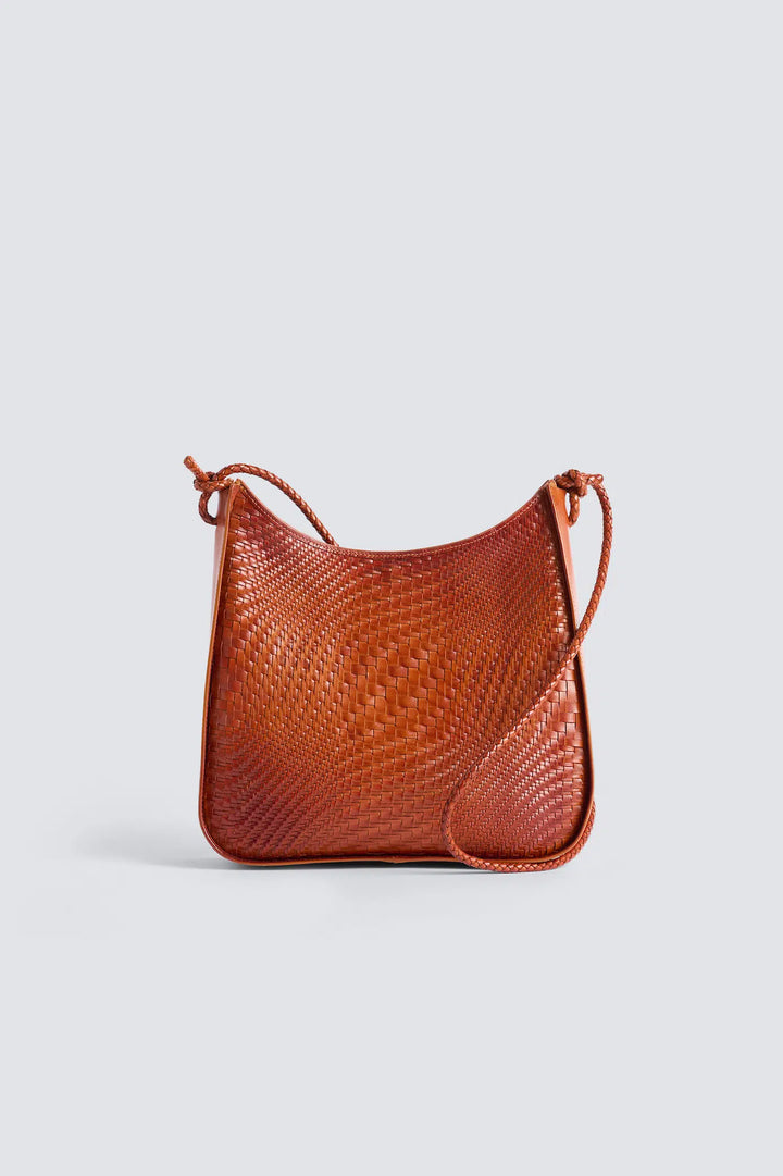 Dragon Diffusion - Glendhu Optical Tan - Woven Leather Bag Handmade