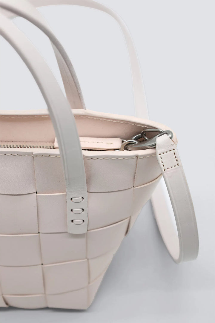 Dragon Diffusion - Woven Leather Bag - Japan Mini Sand