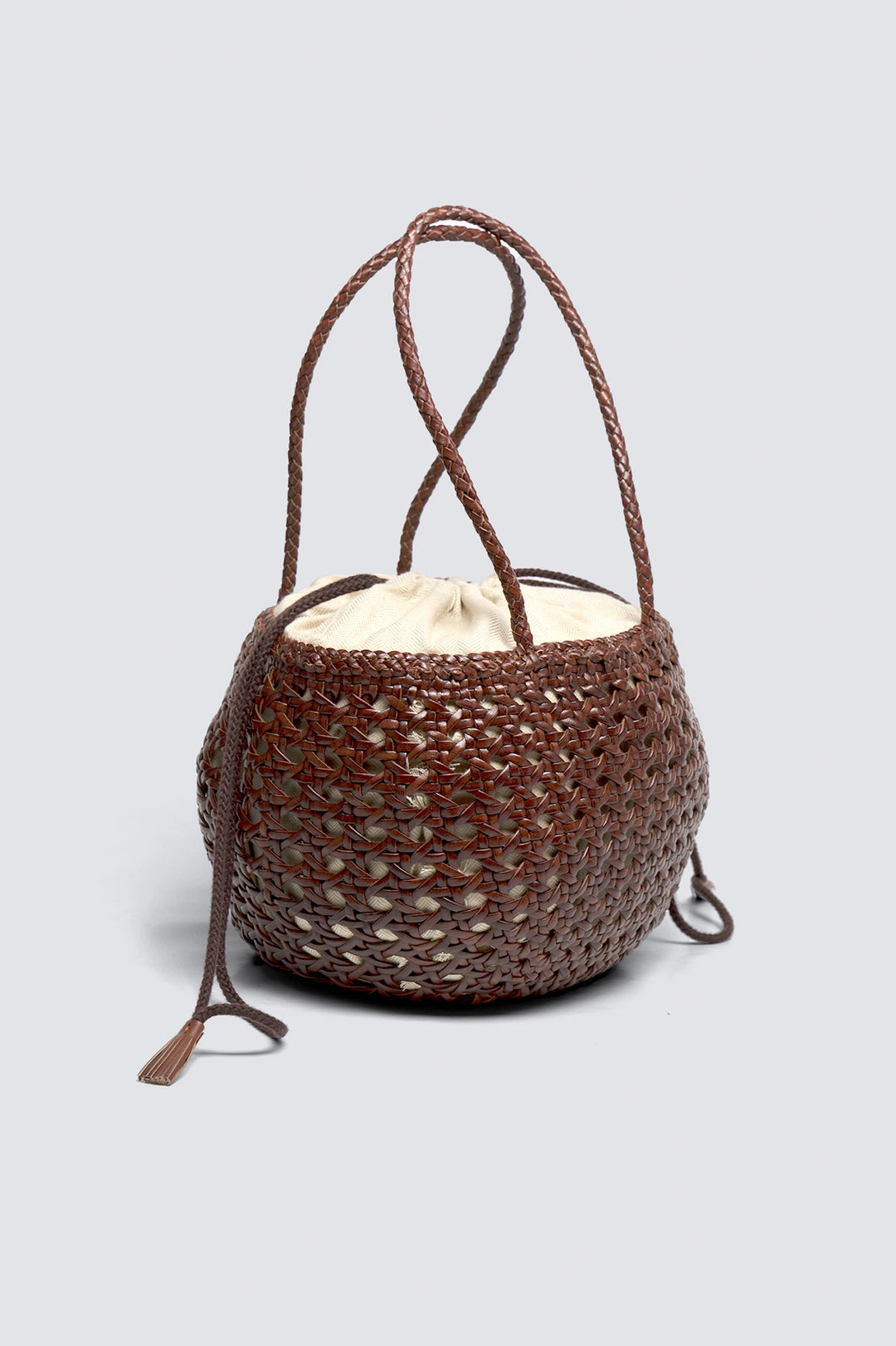 Dragon Diffusion - Juventus Bruciato - Woven Leather Bag Handmade