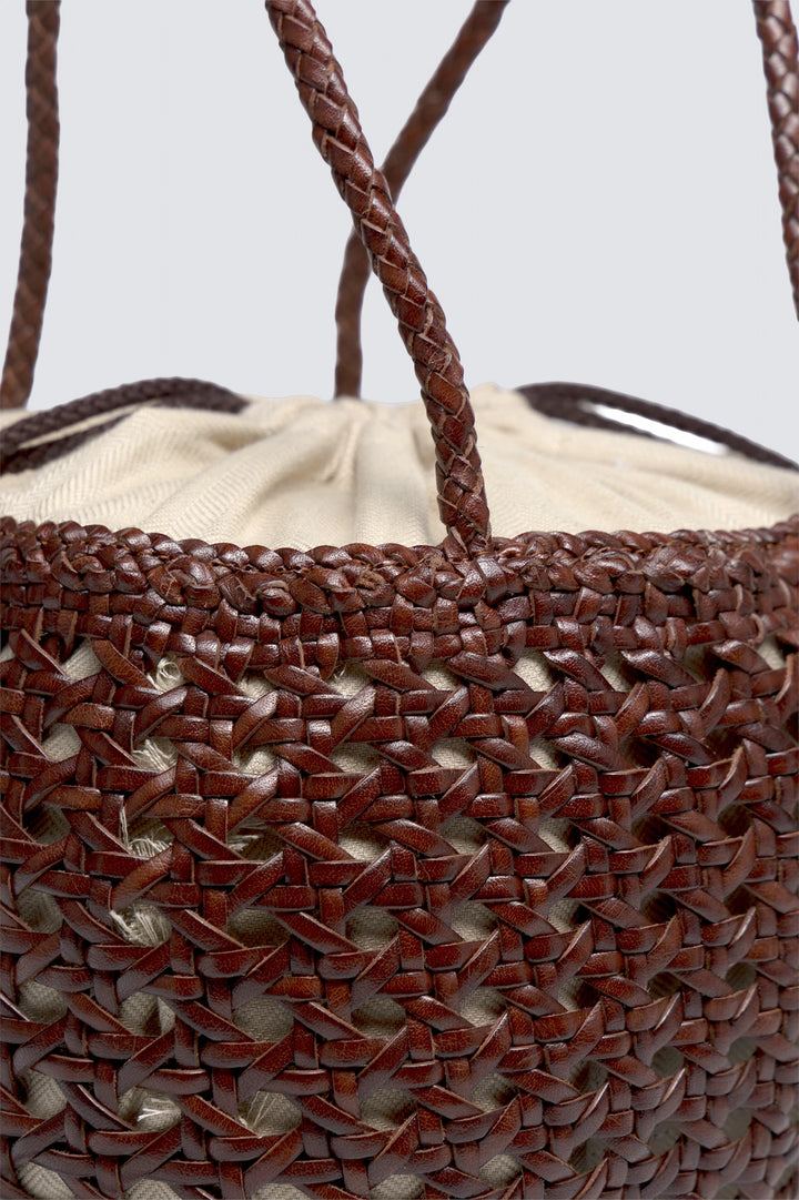 Dragon Diffusion - Juventus Bruciato - Woven Leather Bag Handmade