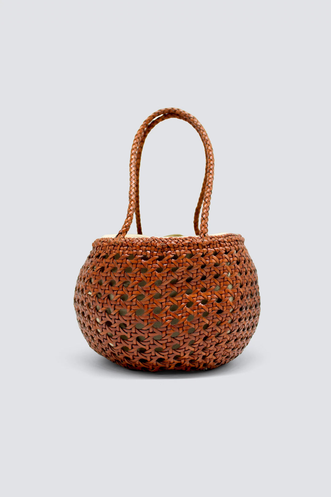 Dragon Diffusion - Juventus Tan - Woven Leather Bag Handmade