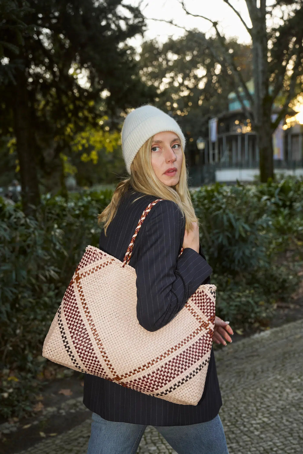 Dragon Diffusion - Maori Sophie Large - Woven Leather Bag Handmade