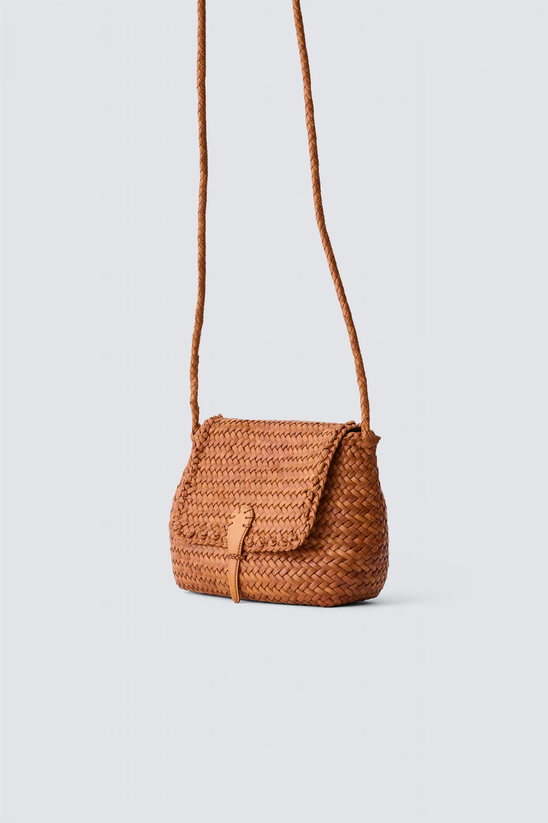 Dragon Diffusion - Medium City Bag Tan - Woven Leather Bag Handmade
