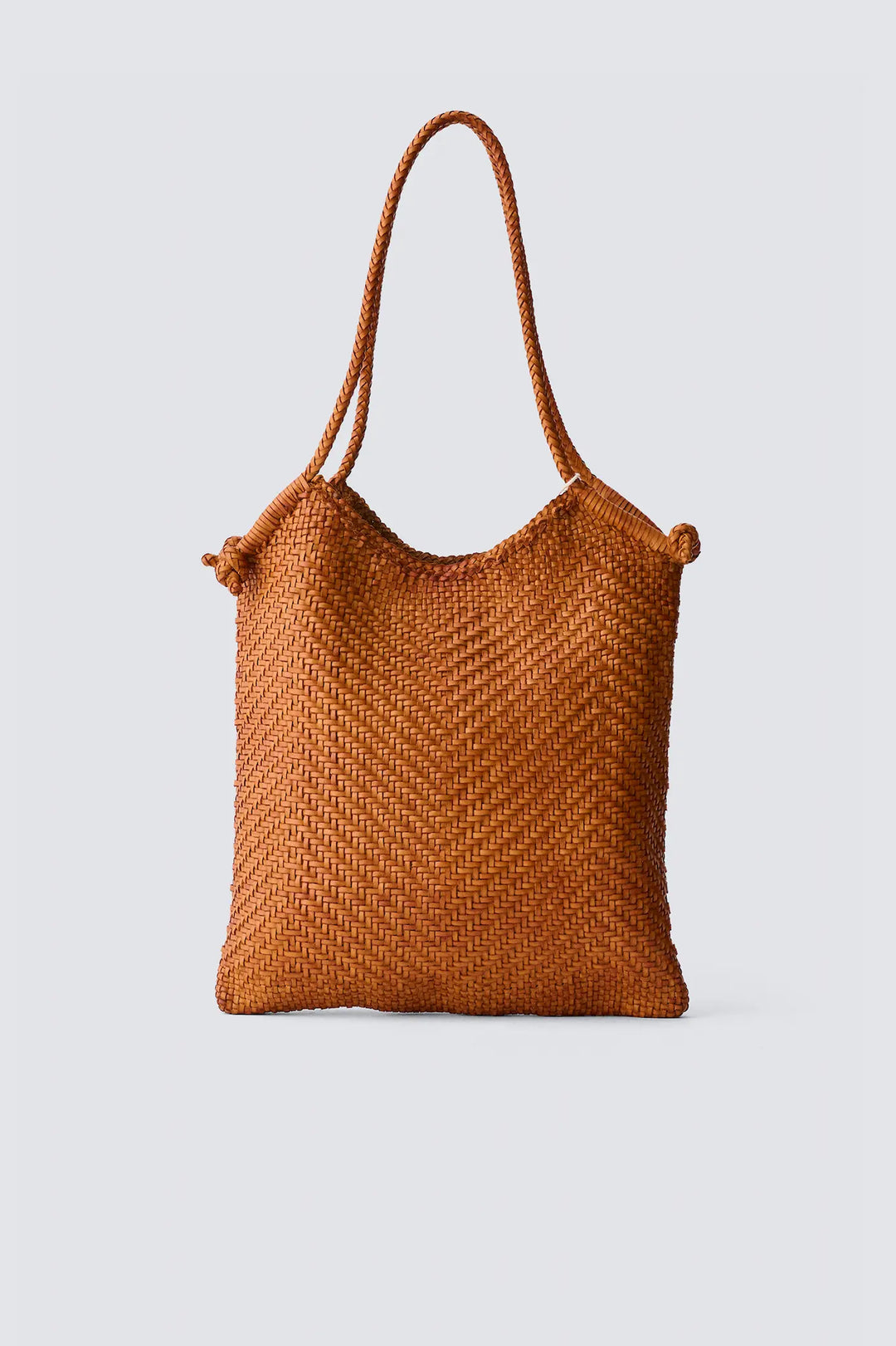 Dragon Diffusion - Minga Tote Tan - Woven Leather Bag Handmade
