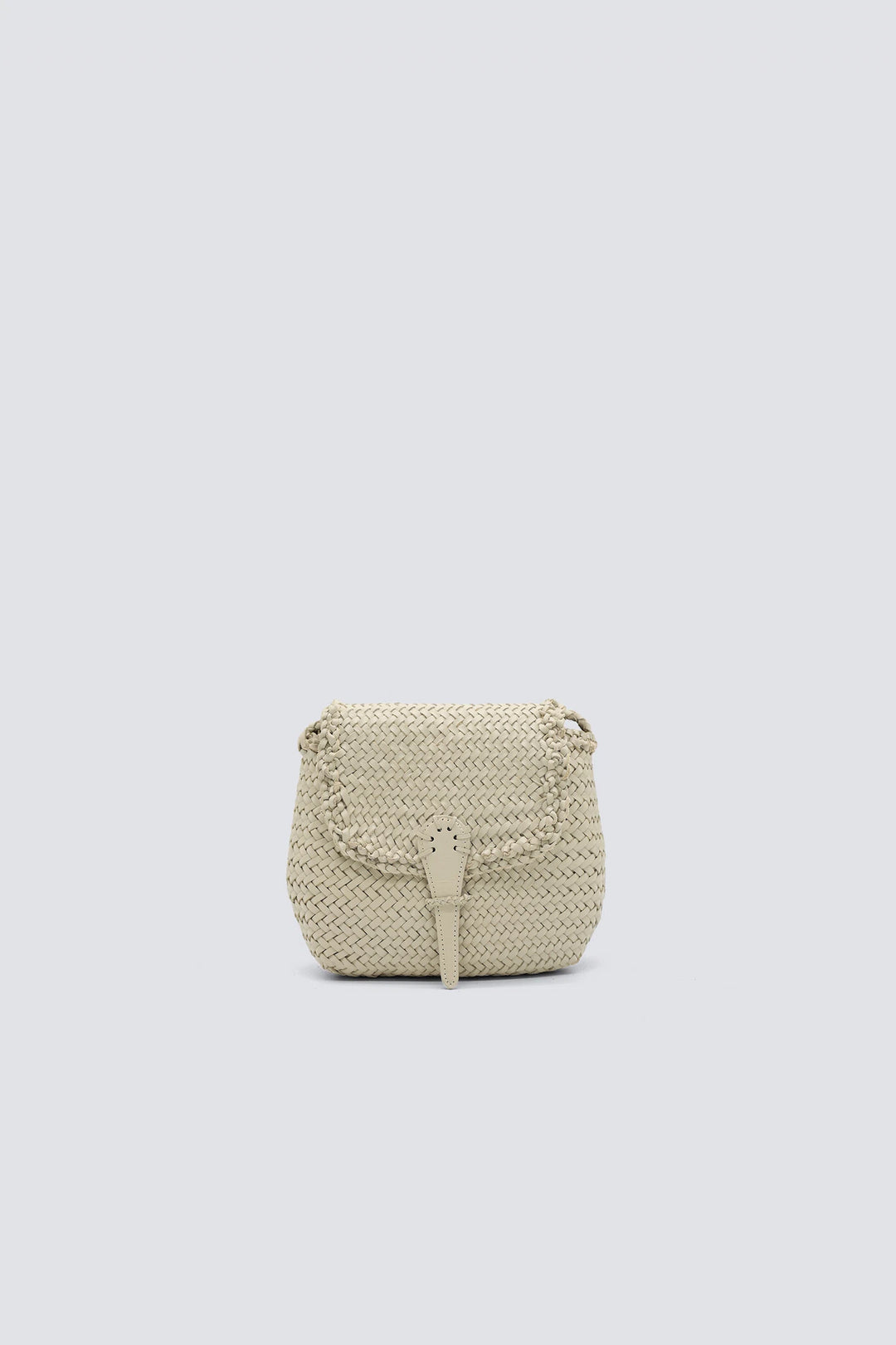 Dragon Diffusion - Woven Leather Bag - Mini City Bag Pearl