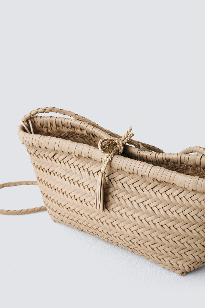 Dragon Diffusion woven leather bag handmade - Minsu Bag Pearl