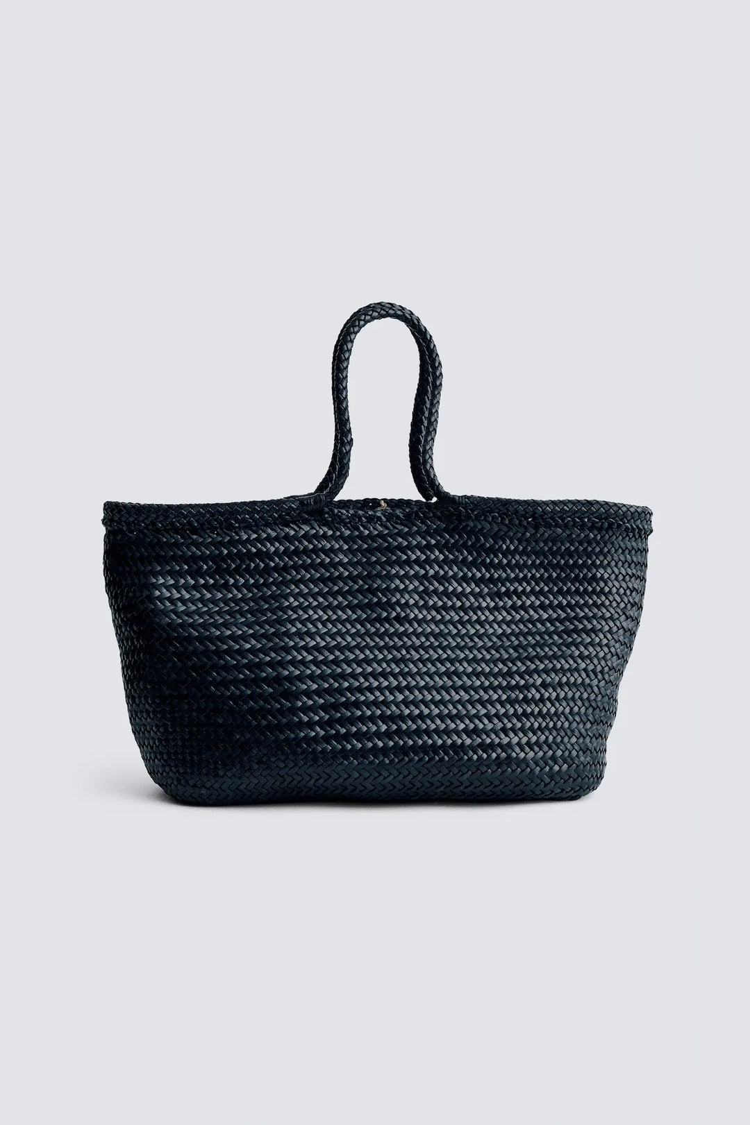 Dragon Diffusion - Montopoli Black - Woven Leather Bag Handmade