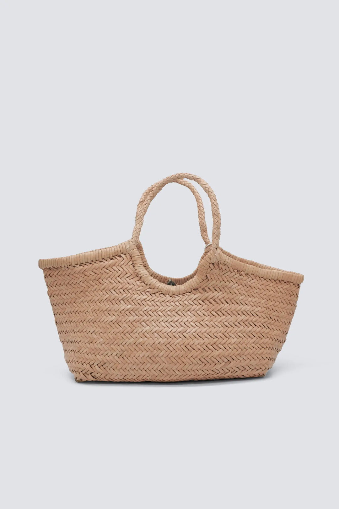 Dragon Diffusion - Woven Leather Bag Handmade - Nantucket Big Natural