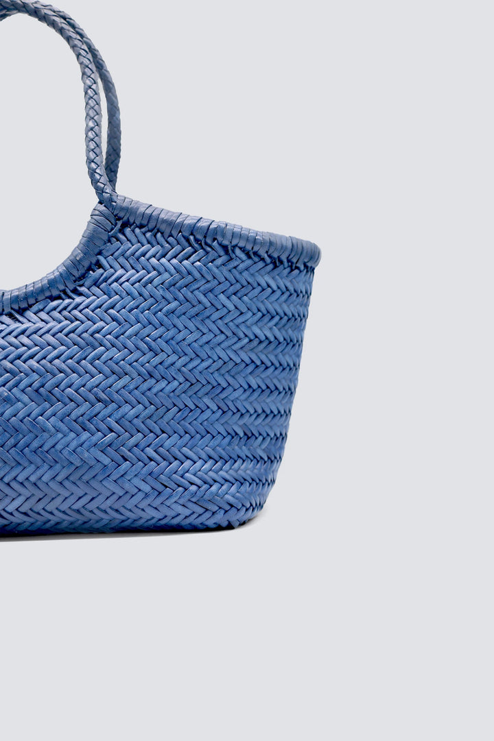 Dragon Diffusion - Woven Leather Bag - Nantucket Big Navy