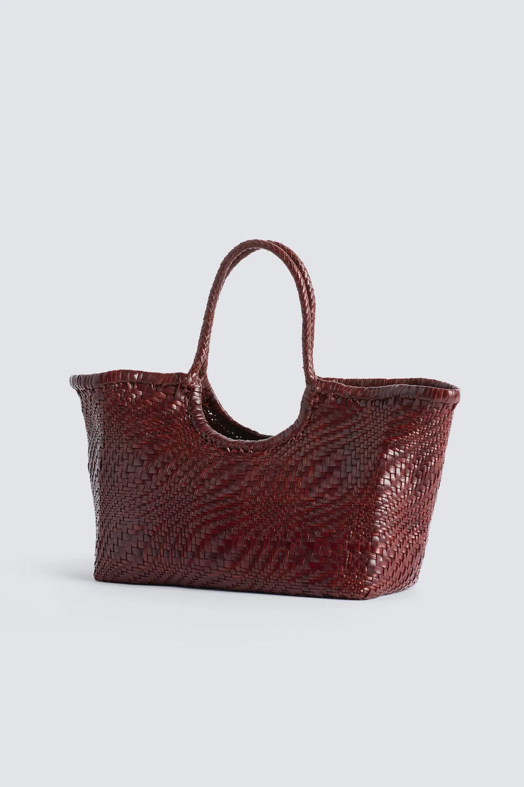 Dragon Diffusion - Nantucket Optical Bruciato - Woven Leather Bag Handmade